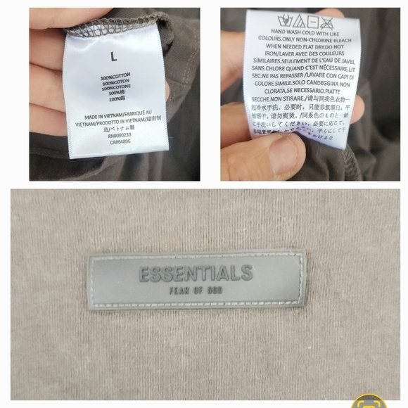 Fear of God Essentials Crewneck Logo Midi Dress - Picture 2 of 3